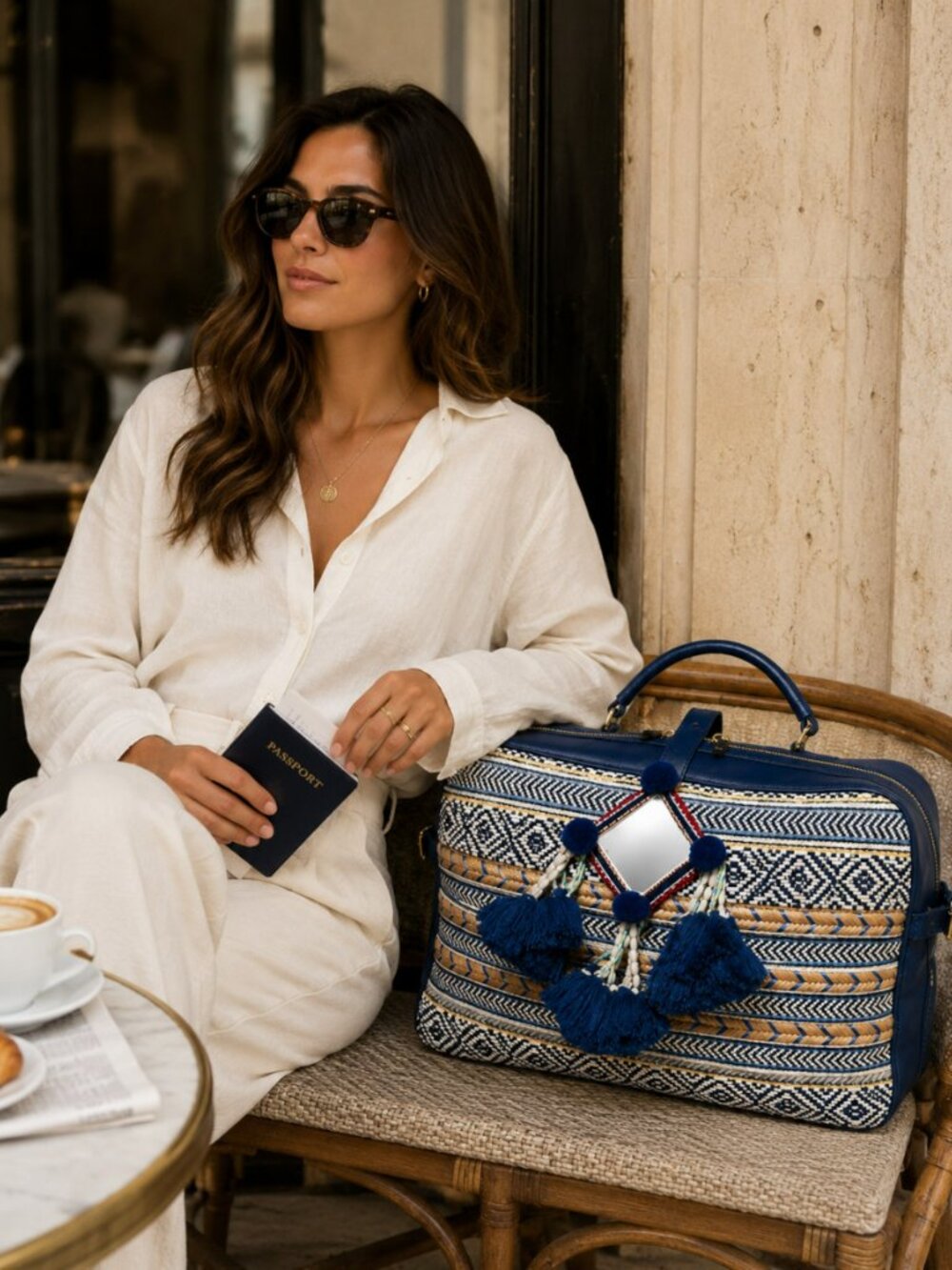 Tory Burch Moroccan-Inspired Weekender Carry-On Bag – Like New - Picture 3 of 12